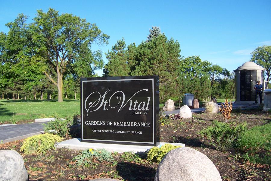 Commemorative Granite Signage Winnipeg Manitoba 