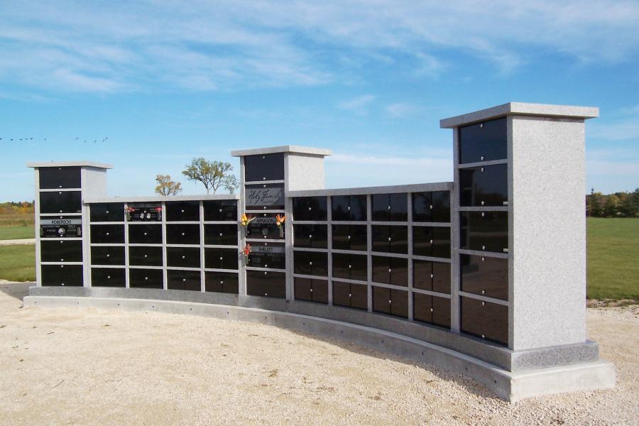 188 Niche Columbaria supplied & installed in the Holy Family Cemetery 