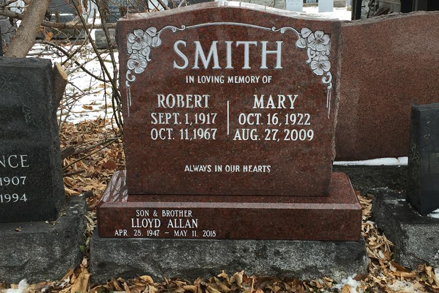 Matching Imperial Red Subbase added to the Smith Memorial