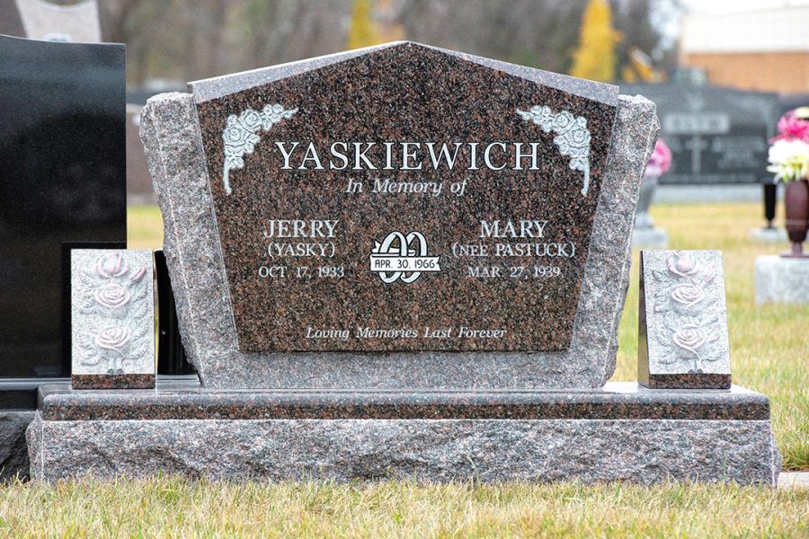 Custom Design Ukrainian Memorial located in Holy Family Cemetery 