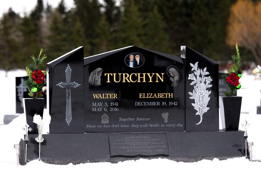 Turchyn, Midnight Black custom design installed in Holy Family cemetery.
